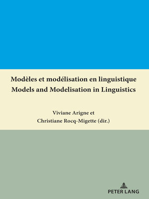 cover image of Modèles et modélisation en linguistique / Models and Modelisation in Linguistics